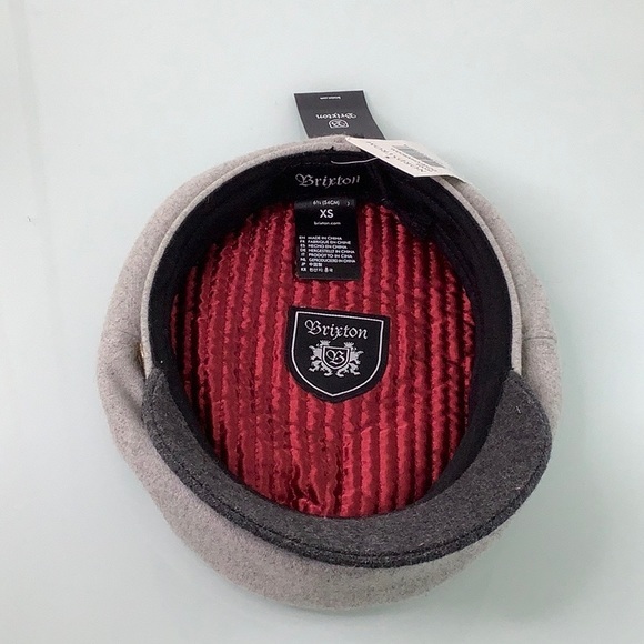 Brixton Fiddle flat cap charcoal Size XS NWT - Picture 8 of 13